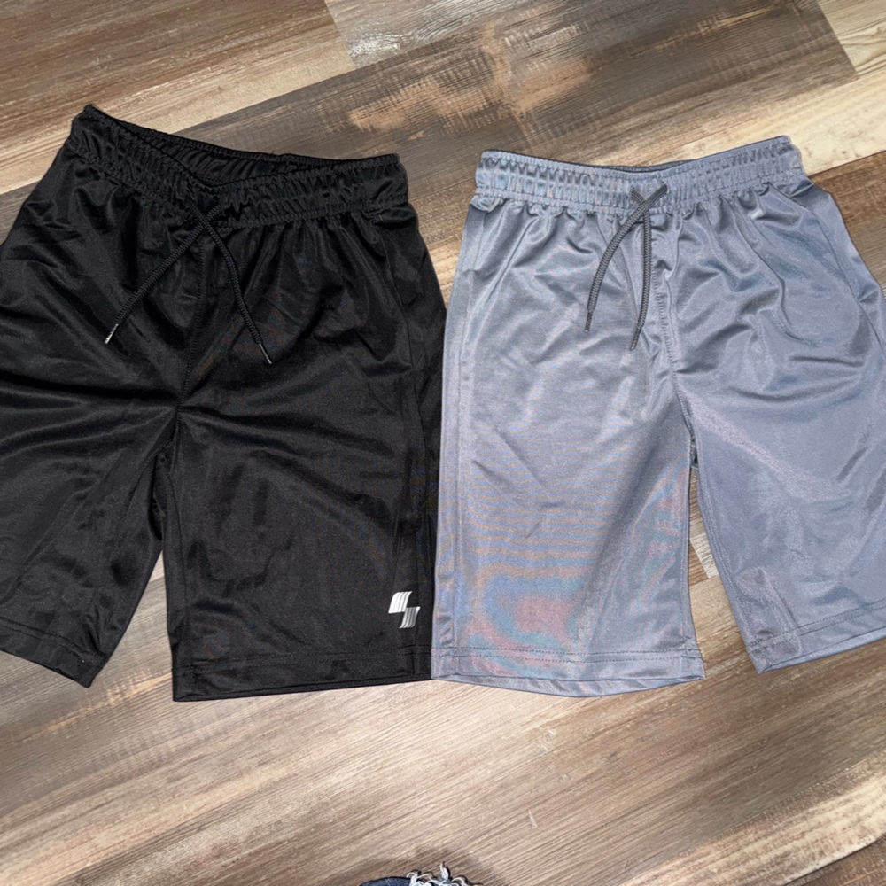 The Children's Place Black and Gray Kids Shorts